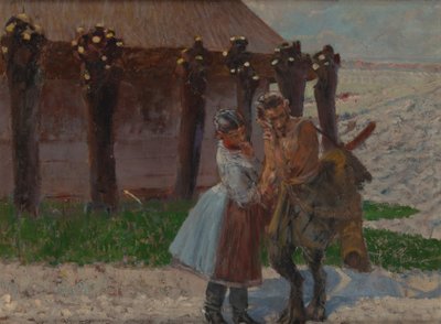 Umizgi Fauna - Avers von Jacek Malczewski