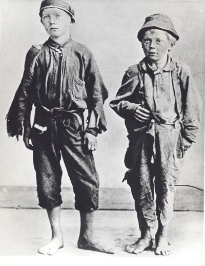 Straßenkinder von New York City, ca. 1900 von Jacob August Riis