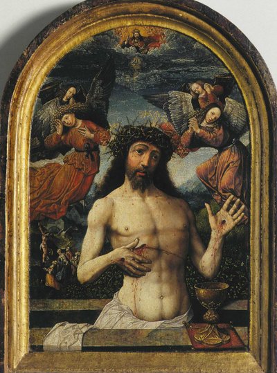 Der Mann der Schmerzen von Jacob Cornelisz van Oostsanen