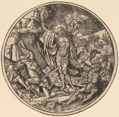 Die Auferstehung und die heiligen Frauen auf dem Weg zum Grab Christi von Jacob Cornelisz van Oostsanen