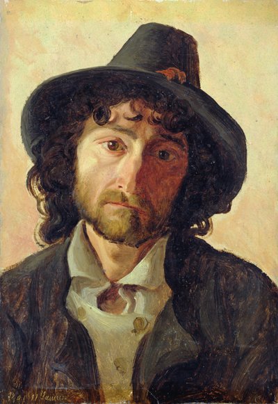 Kopf eines Mannes, 1841 von Jacob Gensler