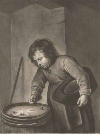 Junge spielt Murmeln von Jacob Gole