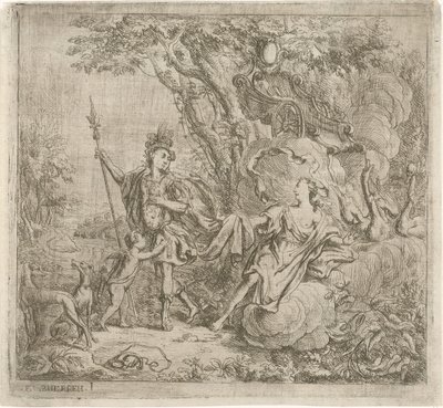 Venus versucht Adonis von der Jagd abzuhalten von Jacob Herreyns (I)