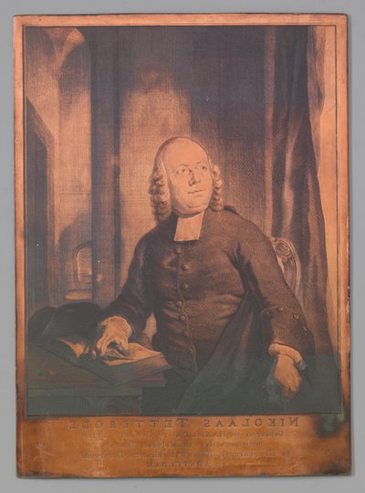 Porträt von Nicolaas van Tetterode von Jacob Houbraken (signed by artist)