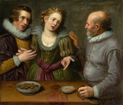 Eine Allegorie der ungleichen Liebe von Jacob II de Gheyn