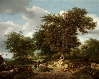 Die große Eiche, 1652 von Jacob van Ruisdael