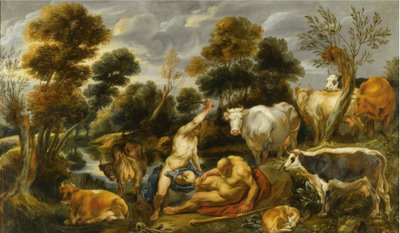 Merkur enthauptet Argus (Ovid, Met.I, 568-721) von Jacob Jordaens