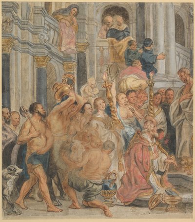 Der Heilige Paulus in Lystra von Jacob Jordaens