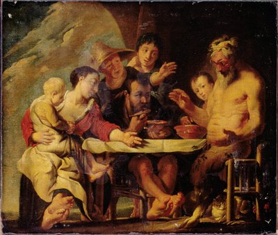 Satyr und Bauern von Jacob Jordaens