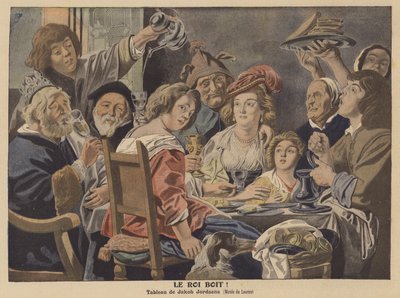 Der König trinkt von Jacob Jordaens