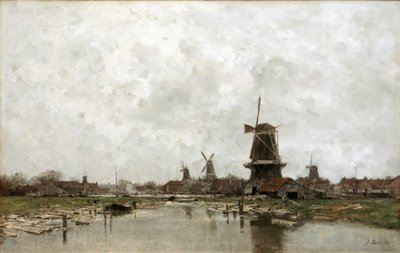 Die fünf Windmühlen von Jacob Maris