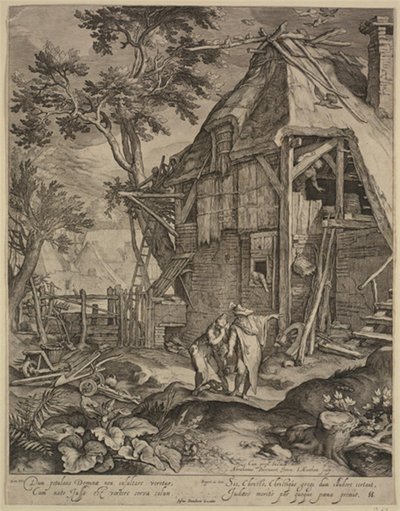 Abraham, der Hagar vertreibt von Jacob Matham