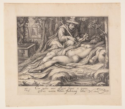 Cimon und Iphigenia von Jacob Matham