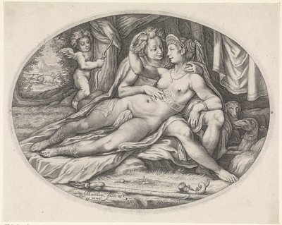 Venus und Adonis von Jacob Matham