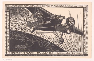 Flucht des Pelikans von Amsterdam nach Batavia im Jahr 1933 von Jacob Pieter van den Bosch