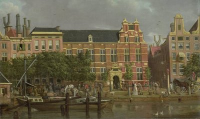Die Lateinschule am Singel, Amsterdam von Jacob Smies