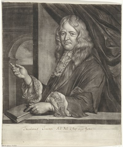 Porträt von Theodorus Craanen von Jacob Toorenvliet