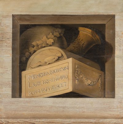 Grab mit Inschrift von Jacob Van Campen