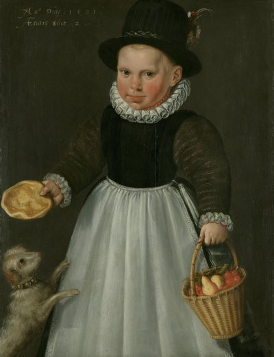Porträt eines kleinen Jungen von Jacob Willemsz. Delff (I)