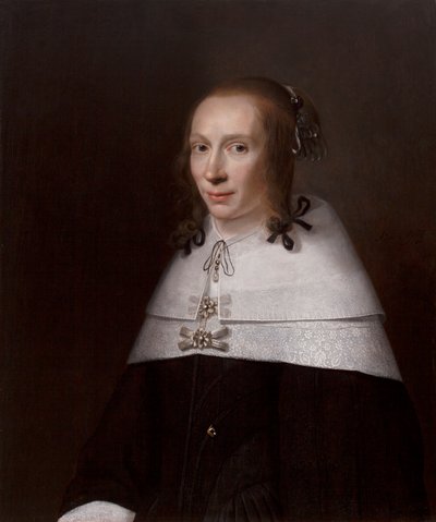 Porträt einer jungen Frau, 1654 von Jacob Willemsz Delff