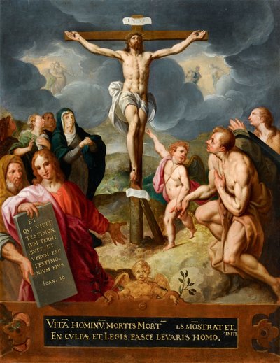 Christus am Kreuz von Jacob de Backer