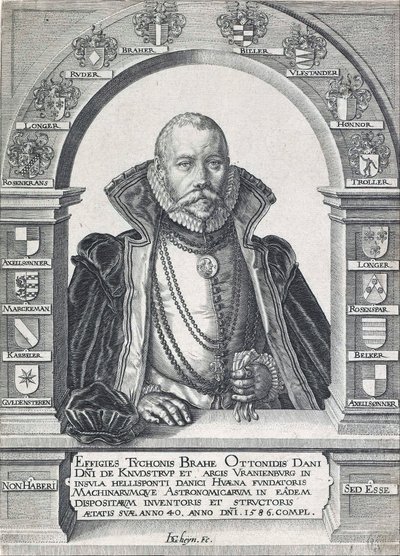 Porträt von Tycho Brahe 1546 - 1601 von Jacob de Gheyn