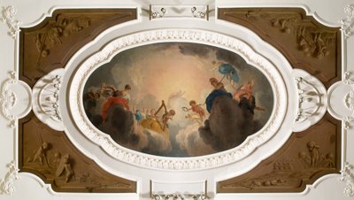 Apollo umgeben von den neun Musen von Jacob de Wit