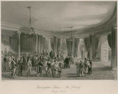 Buckingham Palace, die Bibliothek, Ausländischer Empfang von Jacob van der Heyden