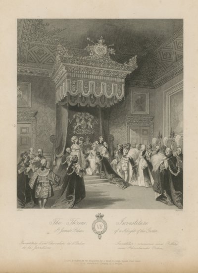 Die Throninvestitur eines Ritters des Hosenbandordens von Jacob van der Heyden