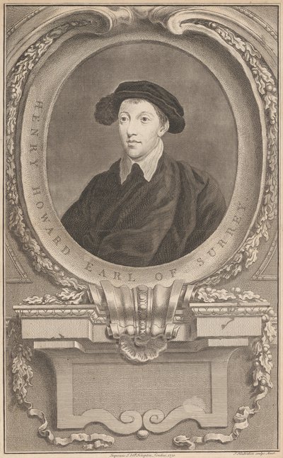 Henry Howard, Earl of Surrey von Jacobus Houbraken