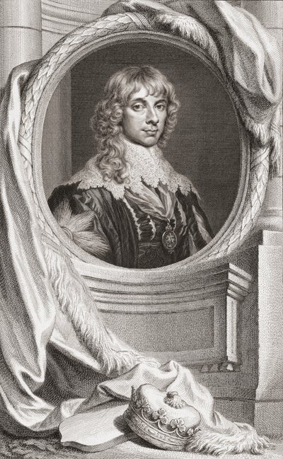 James Stewart, 1. Herzog von Richmond, 4. Herzog von Lennox von Jacobus Houbraken