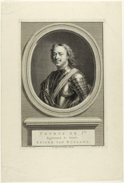 Peter I. von Russland von Jacobus Houbraken
