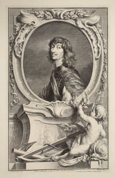 Porträt von Algernon Percy, Earl of Northumberland, Illustration aus 