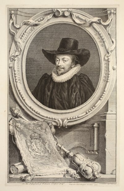 Porträt von Erzbischof Williams, Lord Keeper of the Seal, Illustration aus 