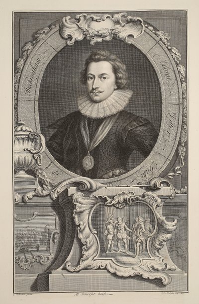 Porträt von George Villiers, Herzog von Buckingham, Illustration aus 