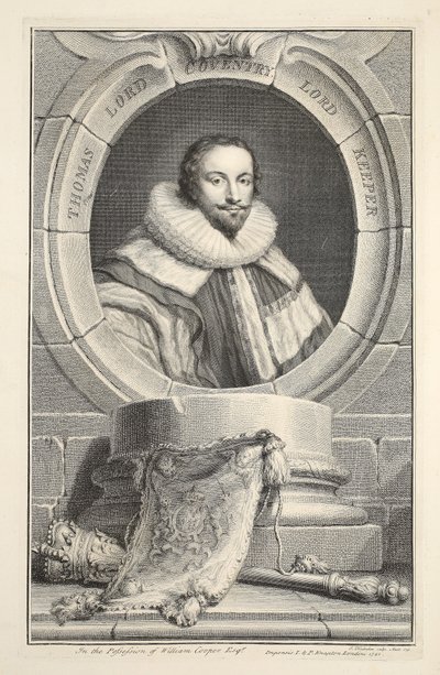 Porträt von Thomas, Lord Coventry, Illustration aus 