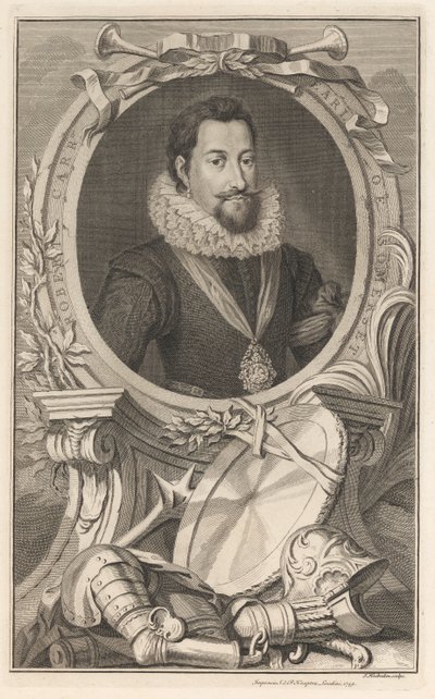 Robert Carr, Earl of Somerset von Jacobus Houbraken
