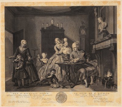 St. Nikolaus Fest von Jacobus Houbraken