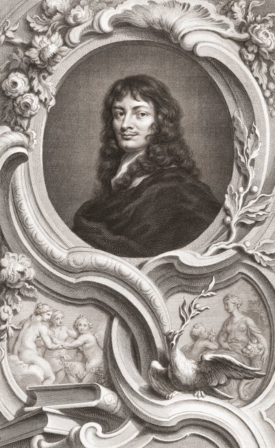 Sir William Temple von Jacobus and Vertue George Houbraken