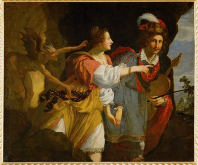 Orpheus und Eurydike, um 1625-30 von Jacopo (1592-1664) Vignali