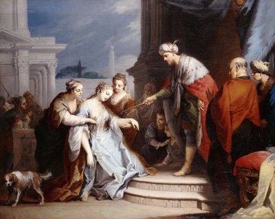 Esther vor Ahasuerus von Jacopo Amigoni
