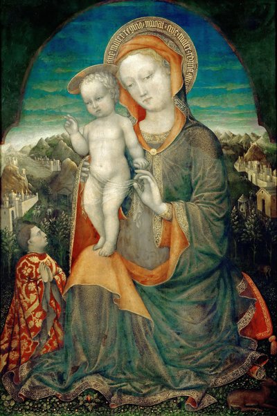 Madonna und Kind von einem Prinzen des Hauses Este von Jacopo Bellini