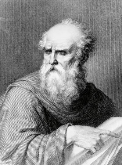 Porträt von Marcus Vitruvius Pollio, bekannt als Vitruv von Jacopo Bernardi