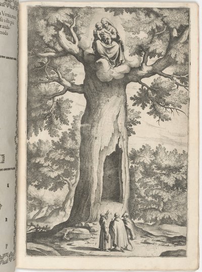 Erscheinung der Jungfrau im Buchenbaum [Tafel P] von Jacopo Ligozzi