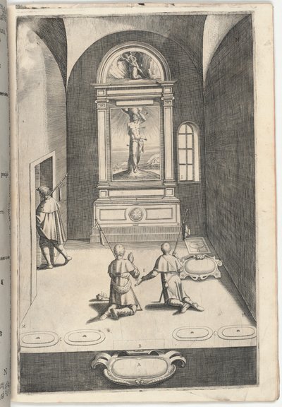 Kapelle des Heiligen Sebastian (Cappella di San Sebastiano) [Tafel N] von Jacopo Ligozzi