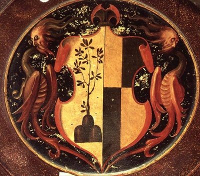 Heraldisches Schild, ca. 1529 von Jacopo Pontormo