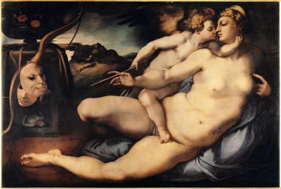 Venus und Amor von Jacopo Pontormo