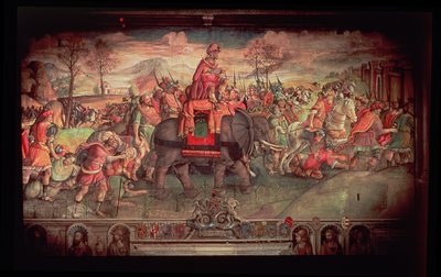 Hannibal überquert die Alpen von Jacopo Ripanda