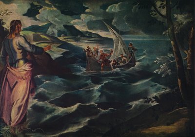 Christus am See Genezareth, ca. 1575-1580 von Jacopo Robusti Tintoretto