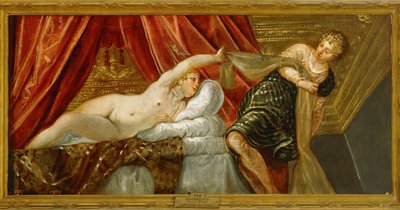 Die Keuschheit von Joseph - Joseph und Potiphars Frau von Jacopo Robusti Tintoretto